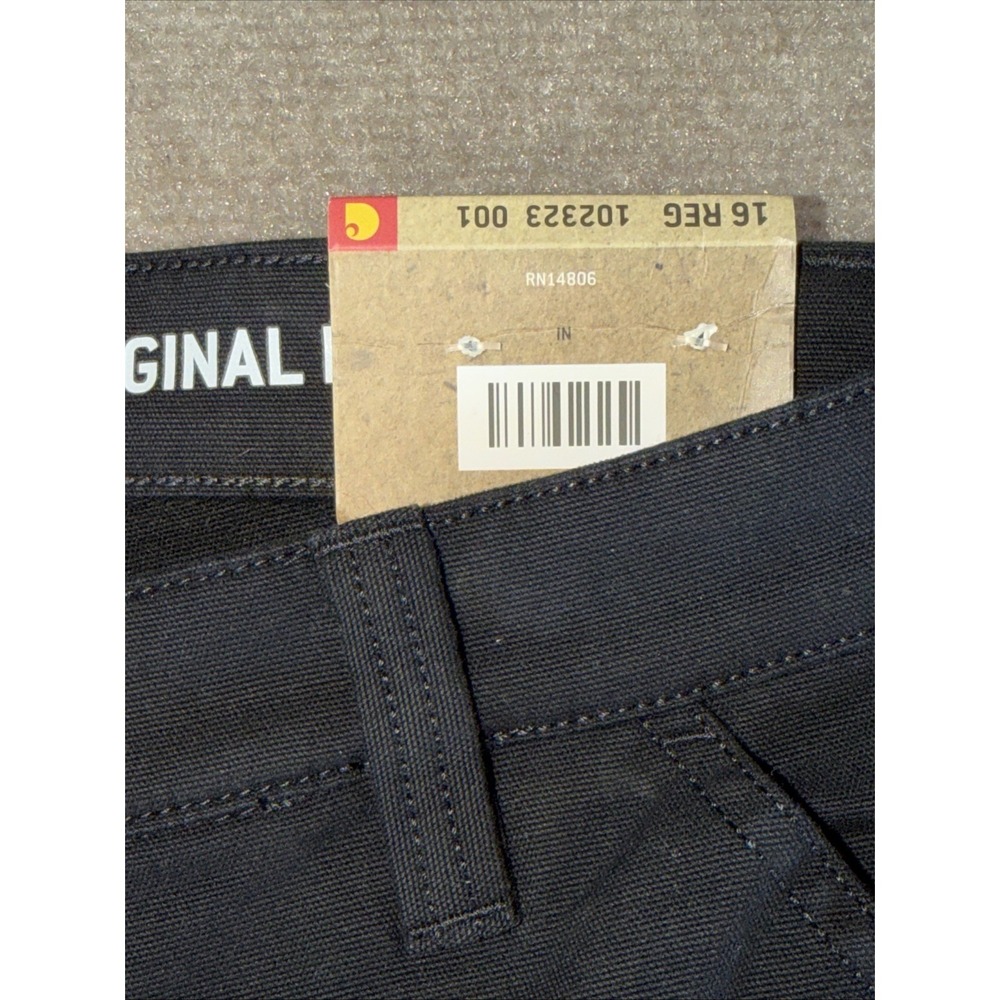 CARHARTT Women's Crawford Original Fit Double Front Work Pants 16 REG NWT-Black - Picture 10 of 11